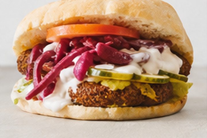 Falafel sandwich